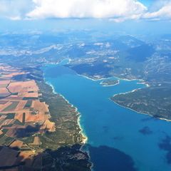 Flugwegposition um 13:40:20: Aufgenommen in der Nähe von Département Alpes-de-Haute-Provence, Frankreich in 2617 Meter